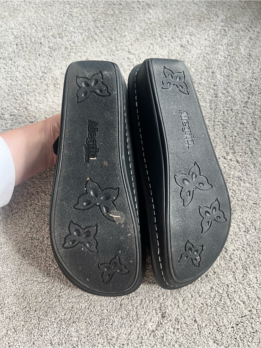 Alegria Paloma Size 42 Black Patent Leather Mary Jane Clogs Shoes PAL-011 - Picture 3 of 6